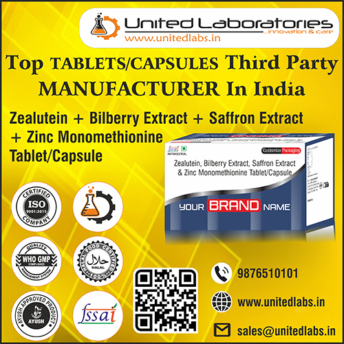Zealutein + Bilberry Extract + Saffron Extract + Zinc Monomethionine