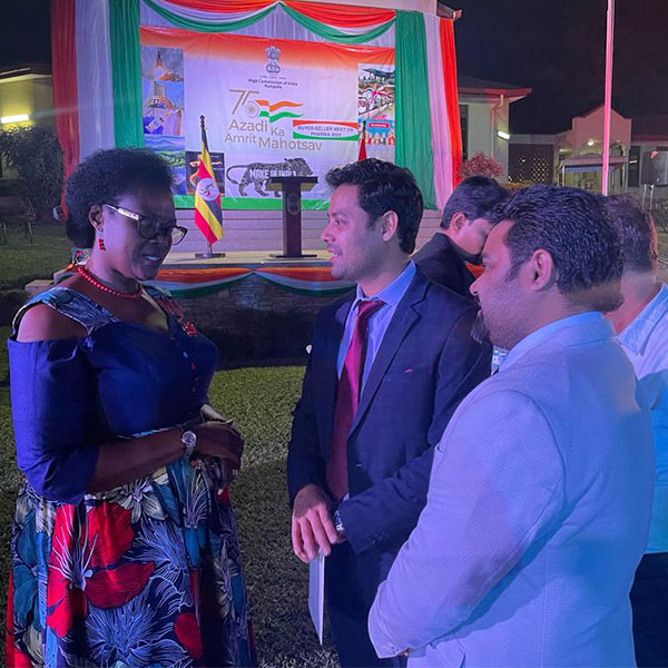 With Minister of State for Primary Health, Uganda