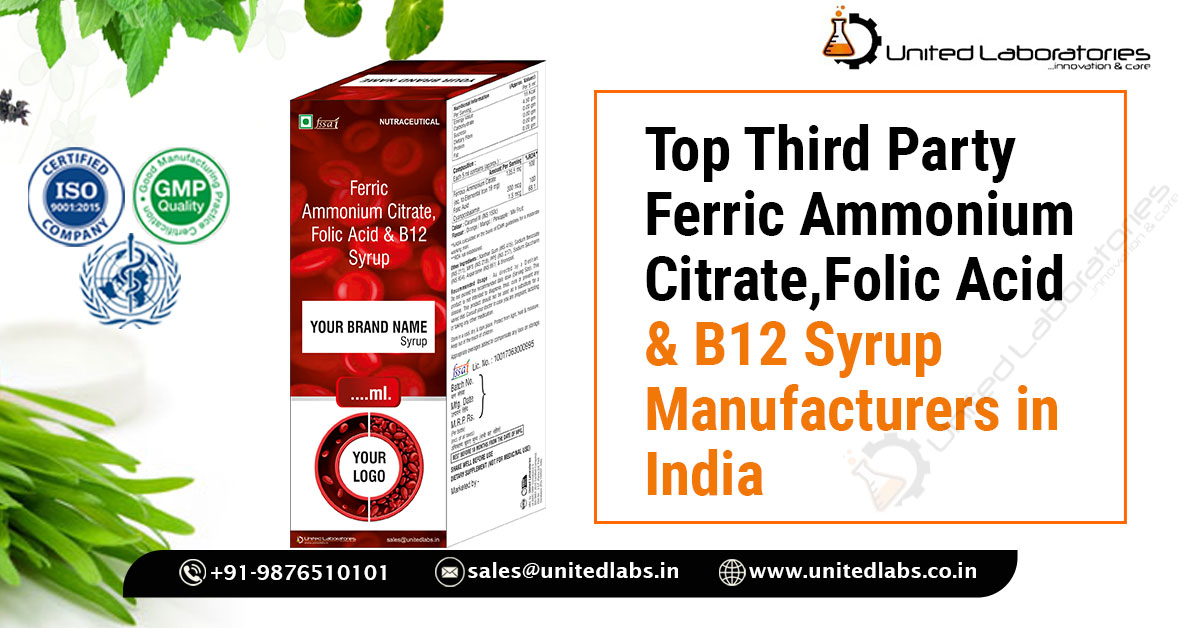 Ferric Ammonium Citrate Syrup Manufacturers | United Laboratories