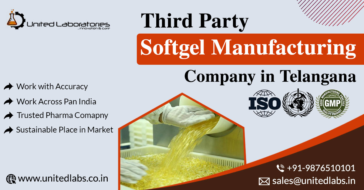 Soft Gelatin Capsules Manufacturing Company in Hyderabad